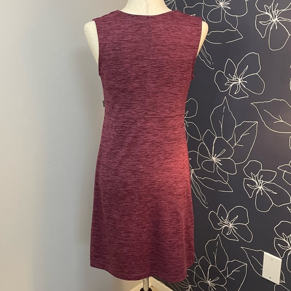 Eddie Bauer Travex Aster Tie The Knot Dress in Space Dye Red, Women’s XS - Picture 3 of 9